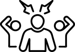 Manager frustrated with team performance in close up meeting copy space vector