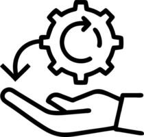 Manager optimizing sustainable supply chain in close up copy space Set 2 vector