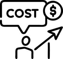 Manager presenting cost optimization strategies in environment setting copy space Set 2 vector