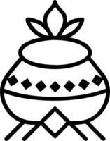 Plain Pongal Cultural Patterns vector