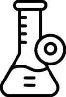 Plain high tech lab setting with advanced equipment and copy space vector
