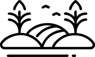 Plain Pongal Rice Fields vector