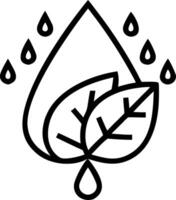 Macro of leaf with raindrops symbolizing freshness and mental renewal vector