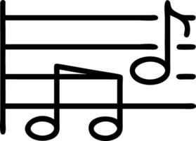 Macro image of the national anthem sheet music copy space on the side. vector