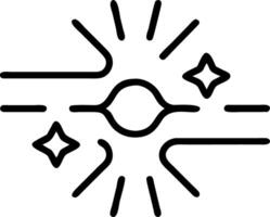 Plain abstract light beams with futuristic accents and copy space vector