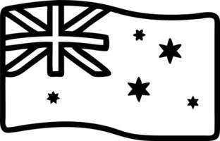 Macro Close up of Australian Flag Fabric Texture vector