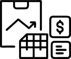 Logistics team using financial tools on plain background vector