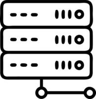 Macro close up of a server rack with blinking network lights with copy space vector