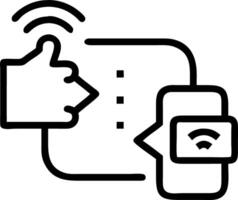 Macro close up of a project manager using IoT devices for team collaboration with copy space Set 3 vector