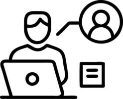 Macro close up of a data analyst using collaborative machine learning tools for data projects with copy space vector