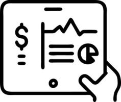 Healthcare cost analyst reviewing financial charts on bokeh background vector