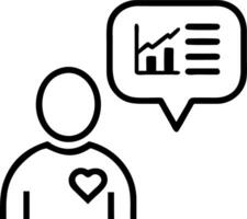 Healthcare data scientist analyzing patient analytics vector