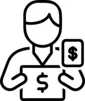Healthcare financial advisor negotiating with suppliers on plain background Set 6 vector