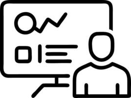 Healthcare data scientist working on patient analytics software vector