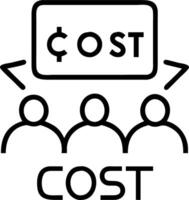 Healthcare team collaborating on cost reduction strategies on plain background Set 3 vector