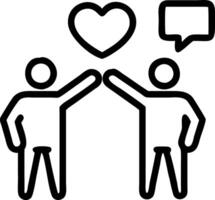 Group of volunteers experiencing a shared moment of understanding during a community service with copy space vector