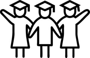 Group of graduates posing in glossy hall with diplomas copy space on right Set 3 vector