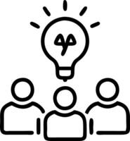 Green product development team brainstorming sustainable solutions with copy space Set 3 vector