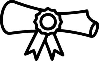 Graduation Scroll with Ribbon vector