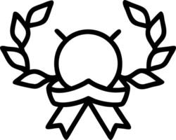 Graduation Ribbon and Laurel Wreath Set 2 vector