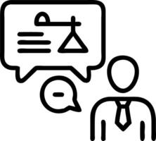 Lawyer consulting client via holographic projection with copy space vector