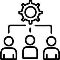 IT professionals implementing network automation in a glossy modern office with copy space vector