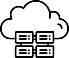 IT Professionals Configuring Cloud Servers in Data Center vector