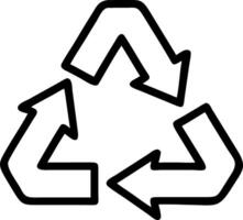 Glossy wood textured background with recycle icon vector