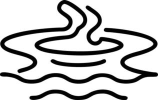 Glossy water ripple effect with light reflections symbolizing clarity and epiphany with copy space vector
