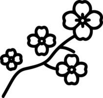 Glossy silver background with red plum blossoms and copy space to the side. vector