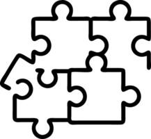 Glossy maroon background with puzzle pieces fitting together and copy space below vector