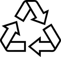 Glossy background with recycling arrows icon in center symbolizing closed loop systems vector