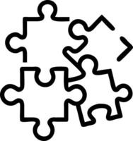Glossy background with abstract puzzle patterns copy space on left vector