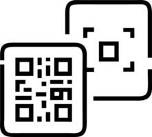 Glossy gray background with QR code in corner for digital payment theme vector