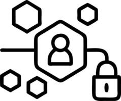 Glossy background of an engineer using blockchain technology for data security with copy space vector