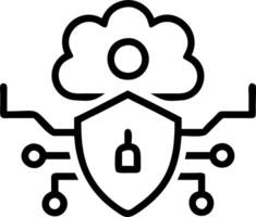 Glossy background of IT team using cybersecurity software for digital transformation with copy space vector