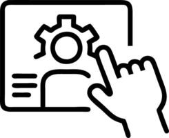 Glossy background of a project manager using AI driven project management tools for collaboration with copy space vector