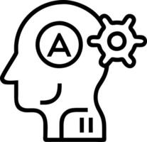 Glossy background of a business executive using AI powered tools for strategic innovation with copy space vector