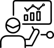 Futuristic macro shot of a business strategist using holographic data for innovative planning with copy space vector