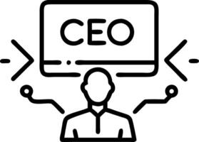 Futuristic macro shot of a CEO using AI driven holographic displays for business innovation with copy space vector