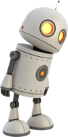 Playful futuristic robot with advanced technology and design. . png