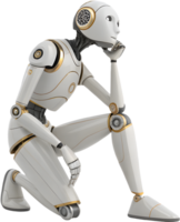 Robot with advanced features and a playful futuristic design. . png
