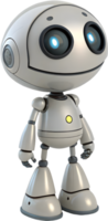 Fun robot character with futuristic, advanced design elements. . png