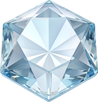 Stunning Gemstone Graphic with Brilliant Cuts for Design Use. . png