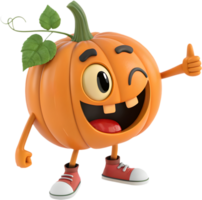 peculiar calabaza diseño con divertido exagerado emociones para Víspera de Todos los Santos. . png
