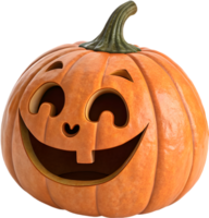 peculiar dibujos animados calabaza con sonriente cara y divertido expresiones . png