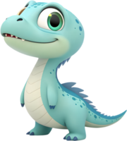 Cute cartoon dinosaur art for creating fun and engaging kids' content. . png