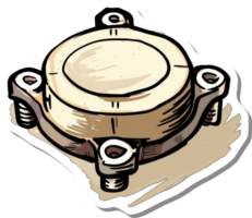 A Detailed Illustration Of A Mechanical Component png