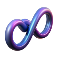 3D Render of Intertwined Loops Abstract Background Image png