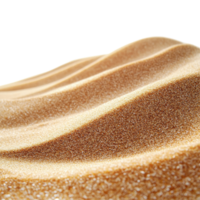 Natural sand wave isolated on Transparent background showcasing unique textures and patterns, natural sand wave, isolated on background png